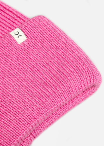 Beanie Merino Pink