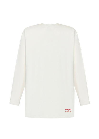 Longsleeve Stretching Queen White