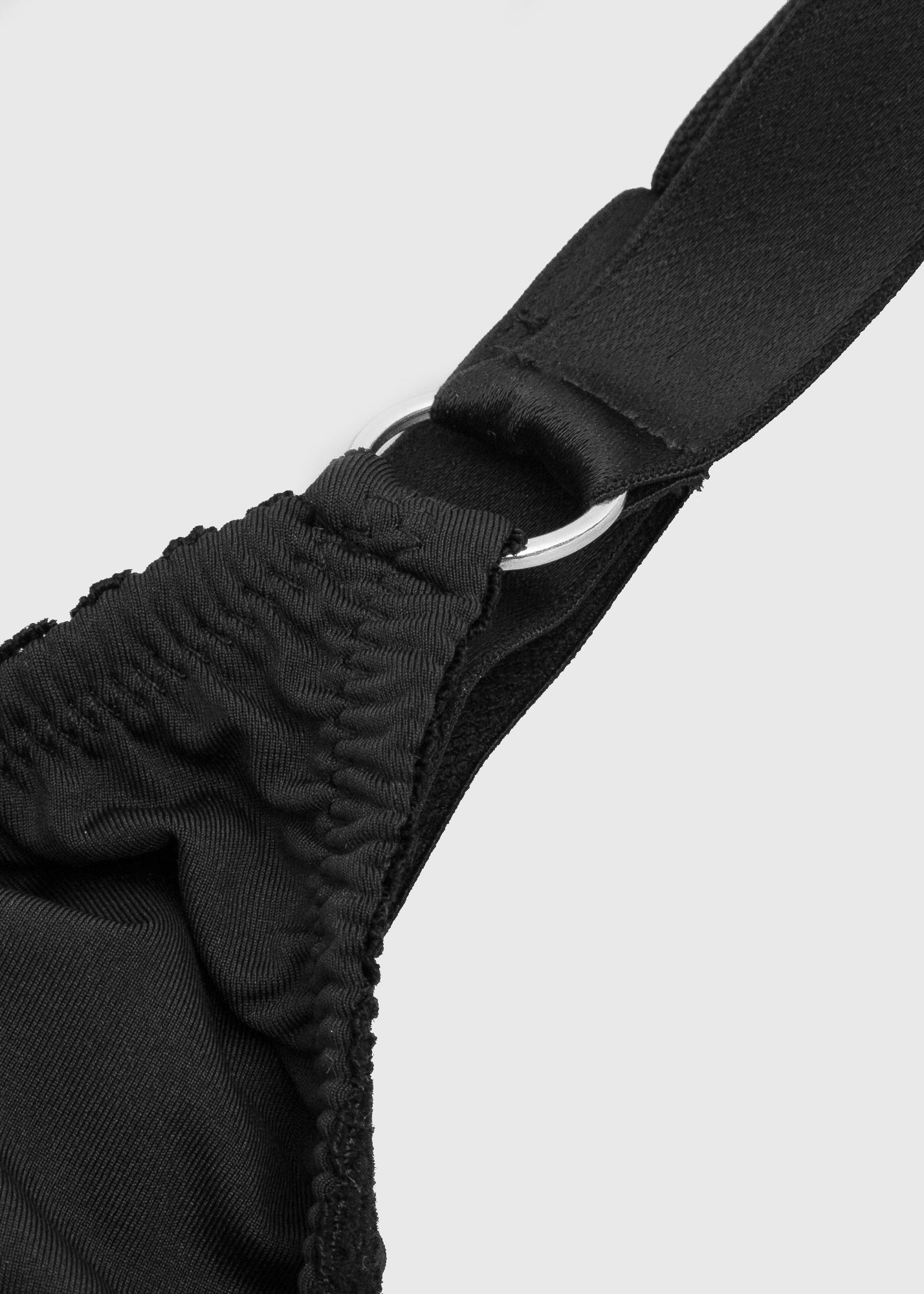 Stanik Soft Black Cotton