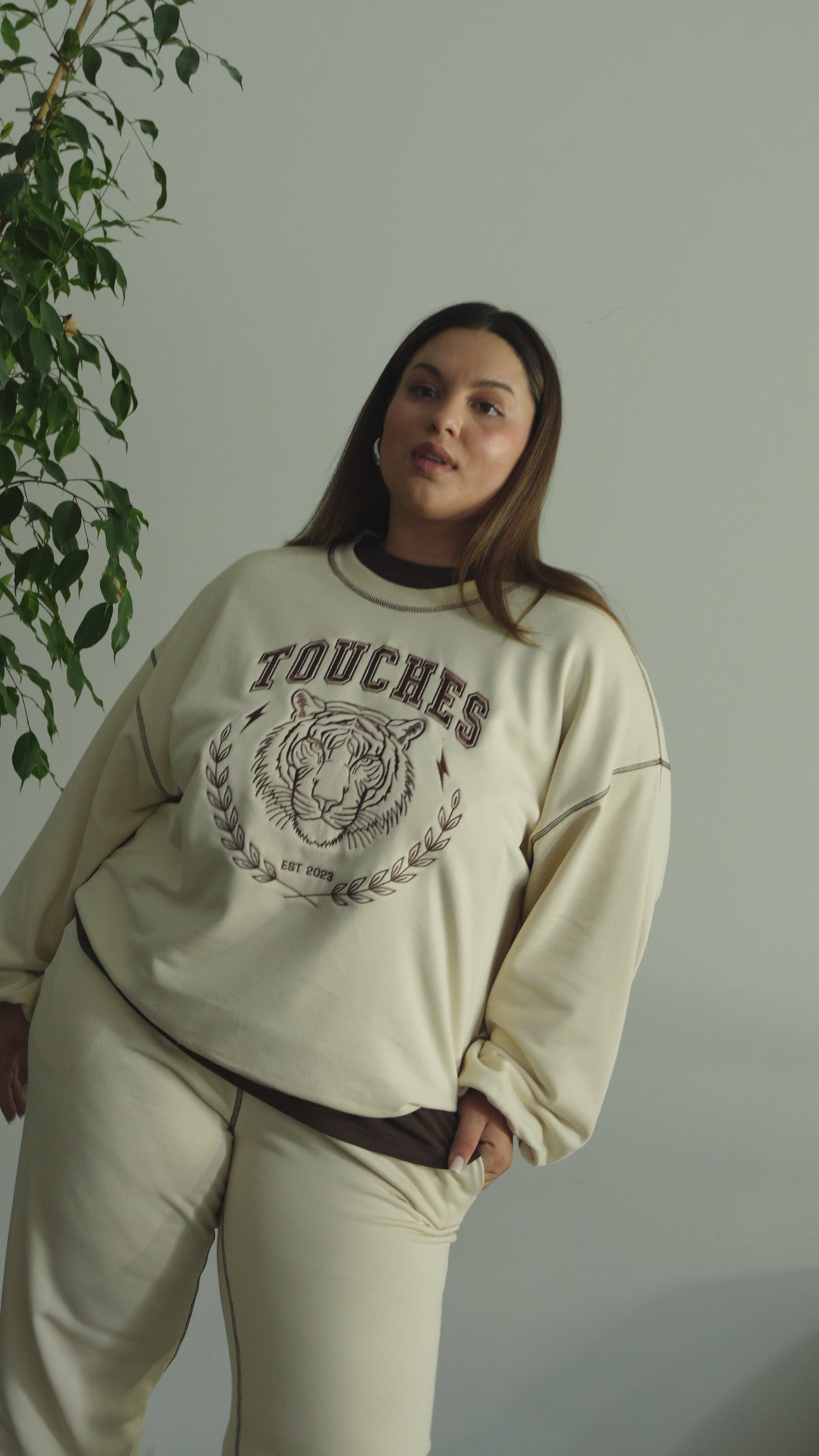 Crewneck Tiger Beige