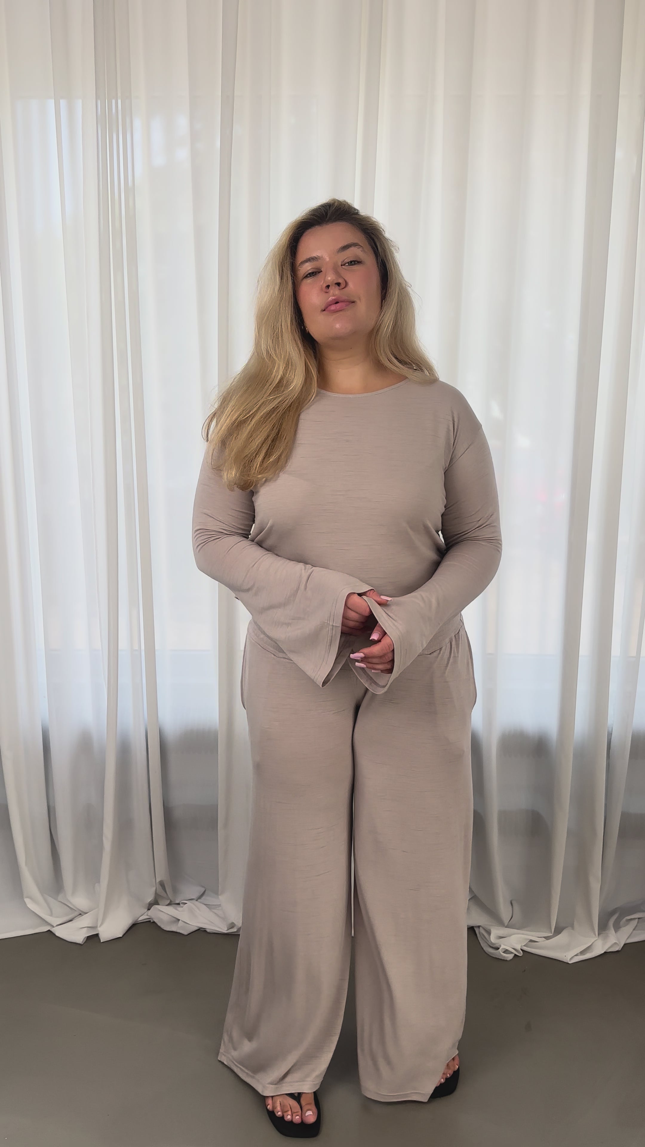 Longsleeve Melbourne Taupe