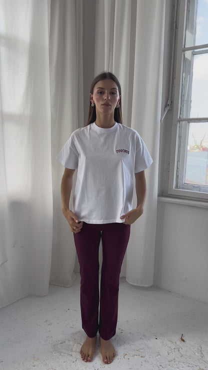 Leginsy Flare Comfort  Burgund