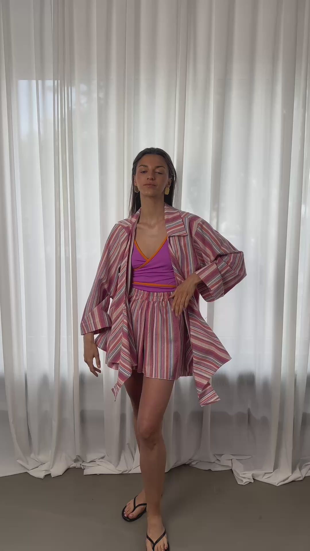 Szorty Alva Stripe