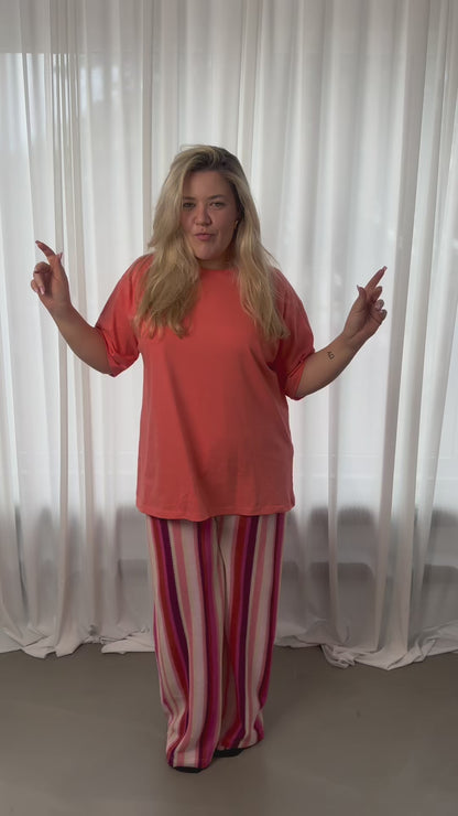 T-shirt Long Orange