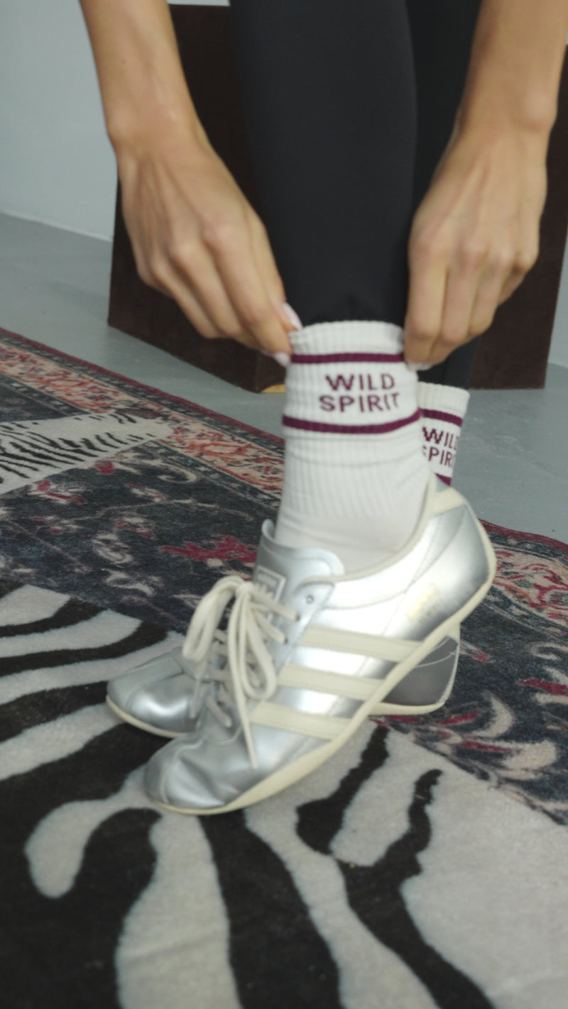 Skarpety Wild Spirit Maroon