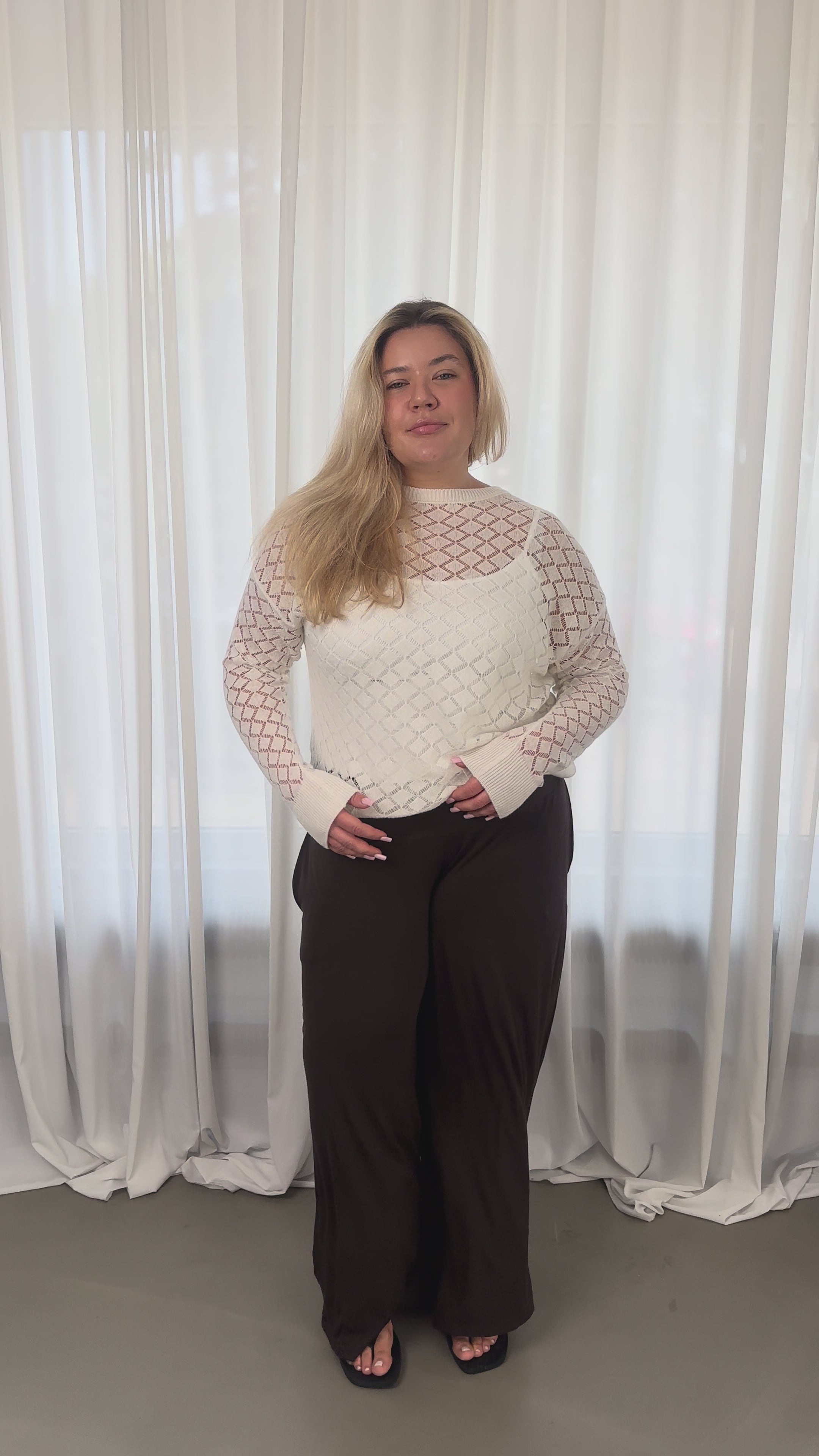 Sweter Cloud Ecru