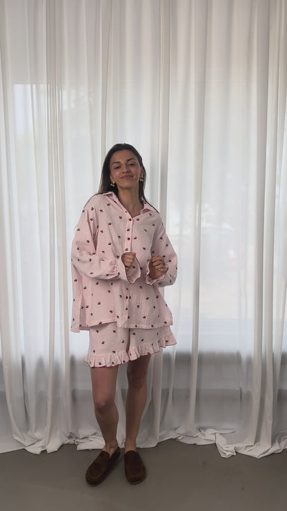 Szorty Cherry Pink