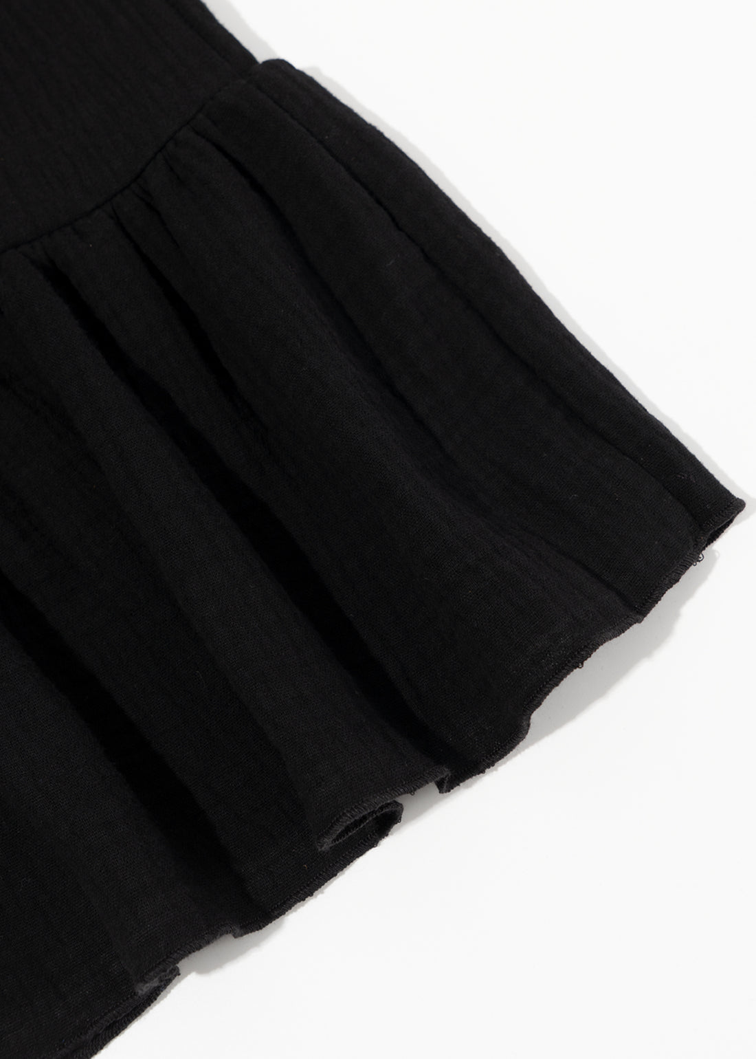 Spodnie z falbaną Black